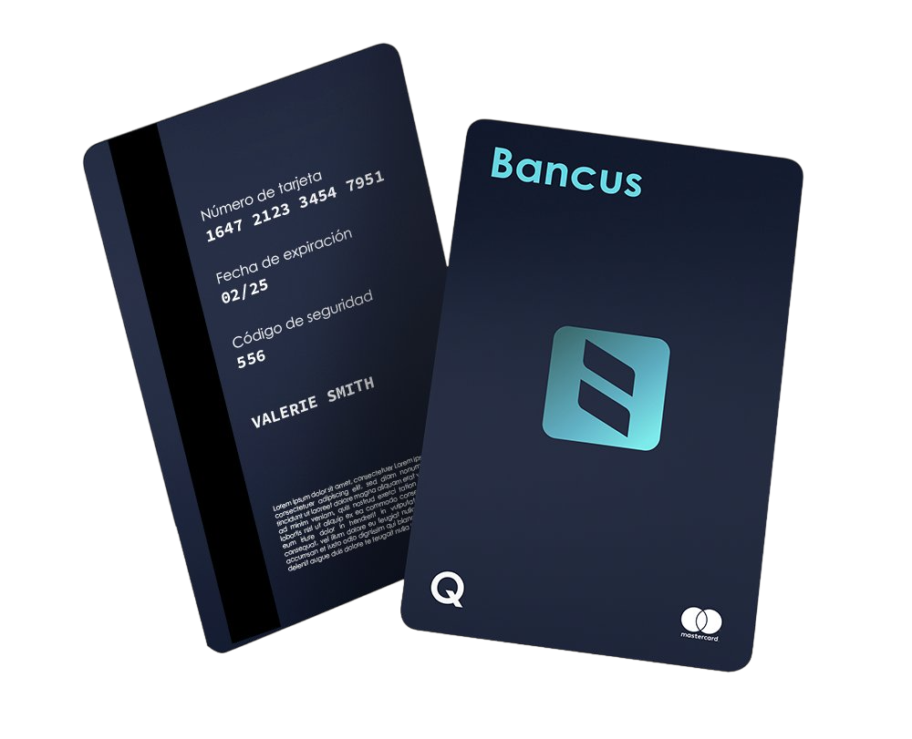 Tarjeta Bancus VISA Metálica
